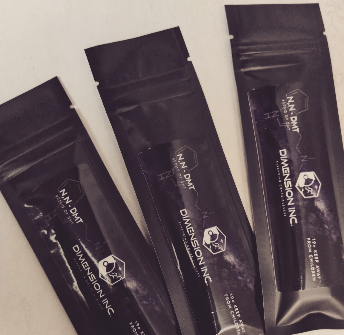 Dimension N,N-DMT Vape Carts 600Mg