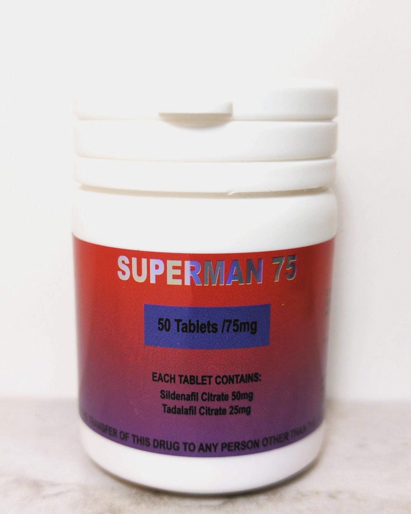 Superman Pill Viagra 50Mg + Cialis 25Mg