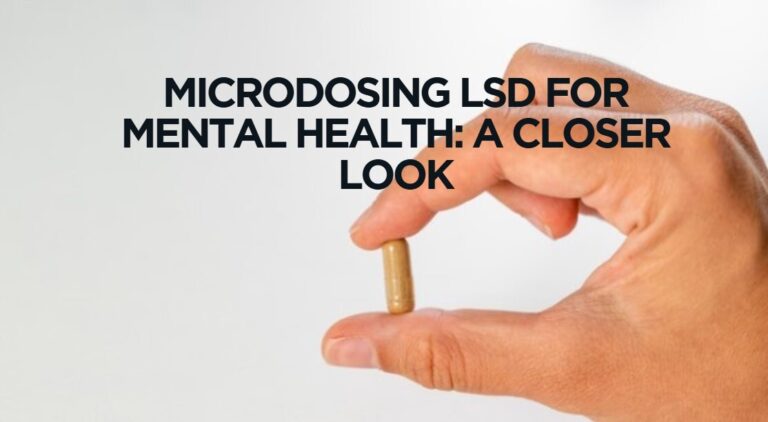 Microdosing LSD for Mental Health: A Closer Look