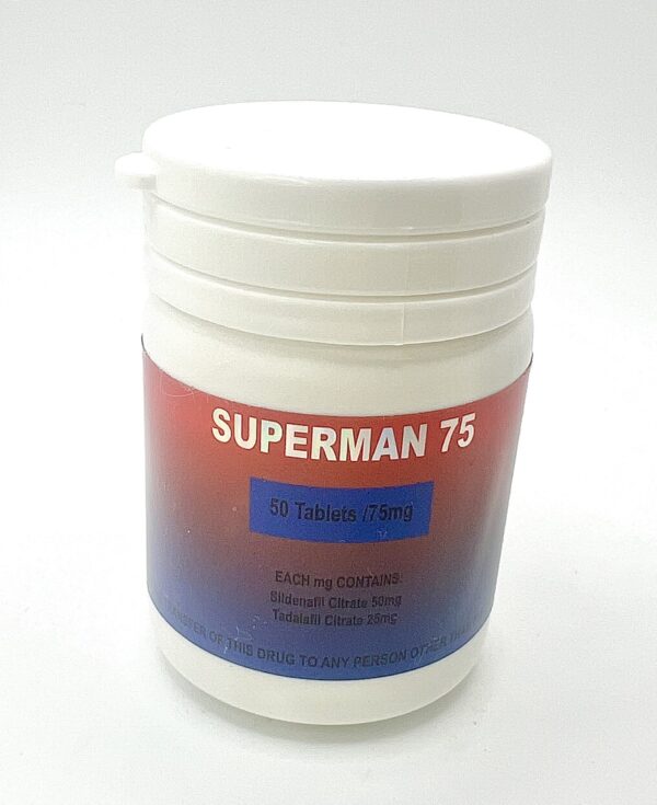 Superman Pill Viagra 50Mg + Cialis 25Mg